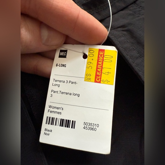 BNWT MEC Women's Terrena 3 Pant Size 6 (Long) - Picture 4 of 14